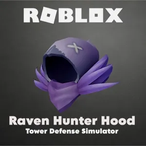 Roblox Raven Hunter Hood - Tower Defense Simulator