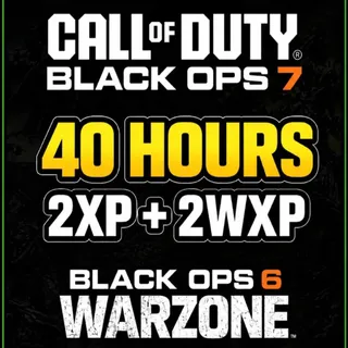 40 Hours Double XP + 40 Hours Weapon XP Token Bundle ‼️ All Platfrorms 🎯 Black Ops 6 & 7 – Fast Delivery