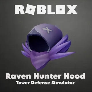 Roblox Raven Hunter Hood - Tower Defense Simulator