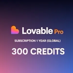 Lovable Pro Subscription 1 Year (Global)