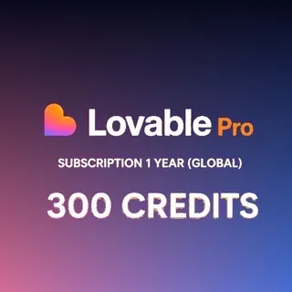 Lovable Pro Subscription 1 Year (Global)