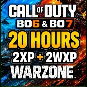 20 Hours Double XP + 20 Hours Weapon XP Token Bundle ‼️ All Platfrorms 🎯 Black Ops 6 & 7 warzone – Fast Delivery