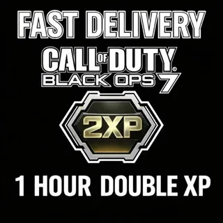1H DOUBLE XP + 1H Weapon XP BO7 