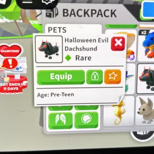 Halloween evil dachshund