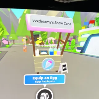 snow cone stand adopt me