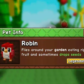 Grow A Garden 2 Robin