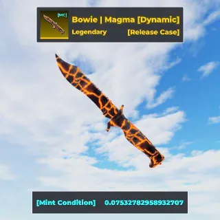Bowie Knife Magma Dynamic Mint Condition Knife Arena