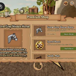 Limited Storm Grey Nissan Horse