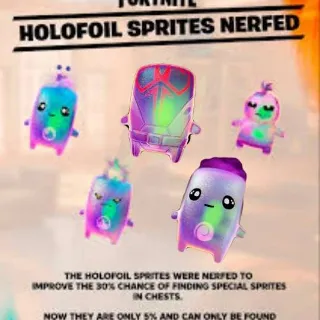 5x Holofoil Sprites