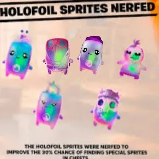 6x Holofoil Sprites + Bonus