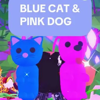 Blue Cat Or Pink Dog Adopt Me 🚀💯