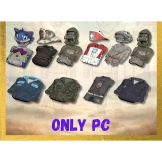  Fallout76 10x Rare Apparel bundle [PC]