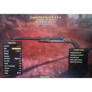 Salt of the earth legacy weapon