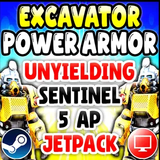 Unyielding excavator set Fallout76 