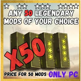 Fallout 76 50x any Legendary mods PC