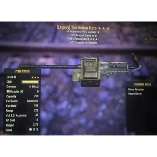 The Action Hero Legacy weapon