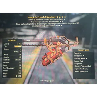 Freezing Flamer Very rare weapon