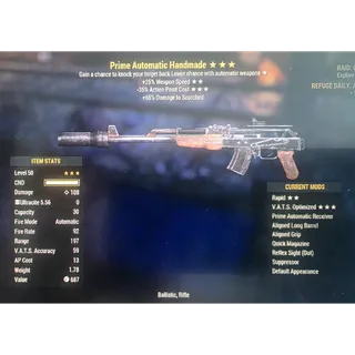 Concussive Handmade legacy weapon