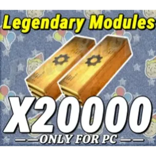 Fallout 76 20000x legendary modules 