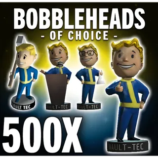 Fallout 76 Choose any 500x bobbleheads PC 