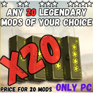 Fallout 76 20x mods of your choice PC