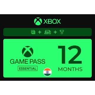 Xbox Game Pass Core (Essential) 12 Months Key - INDIA