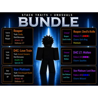 AUT | TRAITS + UNUSUALS BUNDLE READ DESCRIPTION