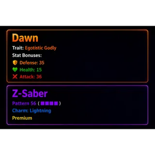 AUT | HEX GODLY DAWN + PREM P56 Z-SABRE