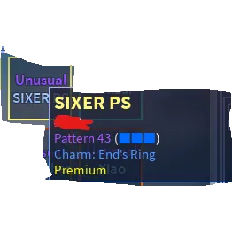 AUT | UNUSUAL SIXER PS P43 ENDS RING