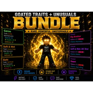AUT | TRAITS + UNUSUALS BUNDLE READ DESCRIPTION