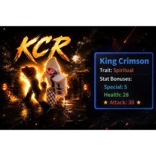 AUT | KCR UNOBTAINABLE + SPIRITUAL KING CRIMSON