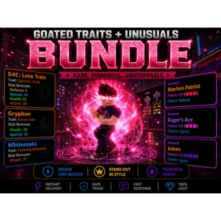 AUT | TRAITS + UNUSUALS BUNDLE READ DESCRIPTION