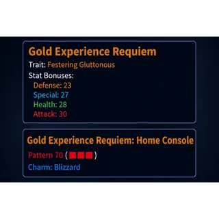 AUT | 108 STATS HEX GLUTT GER + P70 HOME CONSOLE