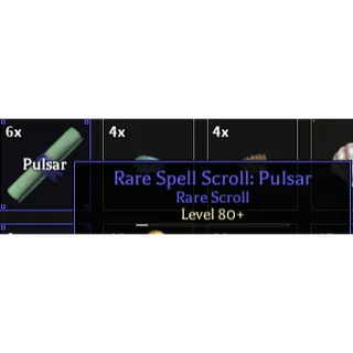 6 Pulsar Spell Scroll