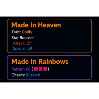 GODLY MADE IN HEAVEN + P55 MADE IN RAINBOWS