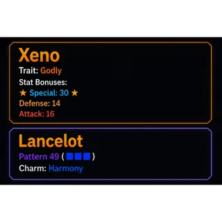 AUT | GODLY XENO + P49 LANCELOT