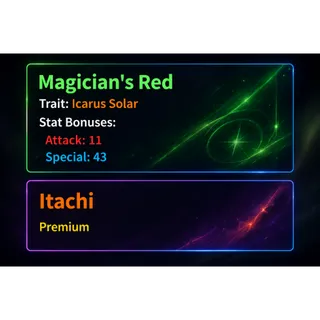 AUT | HEX SOLAR MAGICIANS RED + PREM ITACHI