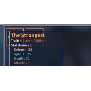 AUT | 117 STATS HEX SPIRITUAL GOJO
