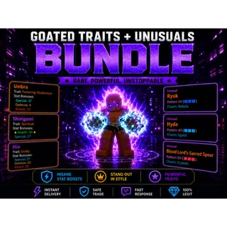 AUT | TRAITS BUNDLE + UNUSUALS READ DESCRIPTION