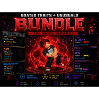 AUT | TRAITS + UNUSUALS BUNDLE READ DESCRIPTION