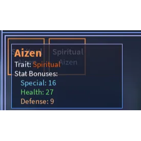 AUT | SPIRITUAL AIZEN