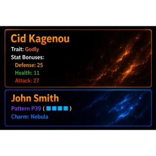AUT |GODLY CID + JOHN SMITH P39