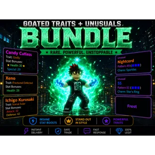 AUT | TRAITS + UNUSUALS BUNDLE READ DESC