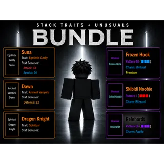 AUT | TRAITS + UNUSUALS BUNDLE READ DESCRIPTION