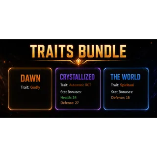 AUT | STACKED TRAITS BUNDLE READ DESCRIPTION