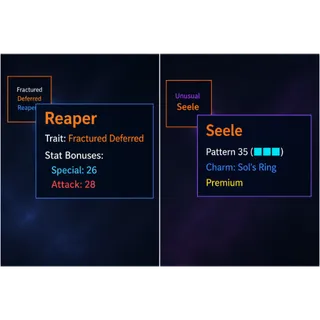 AUT | HEX DEFERRED REAPER + PREM P35 SEELE SOLS RING