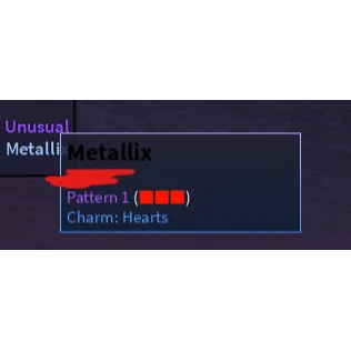 AUT | P1 METALLIX HEARTS