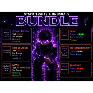 AUT | STACKED TRAITS + UNUSUALS BUNDLE READ DESCRIPTION