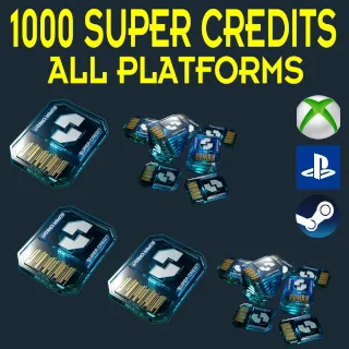 1000 super credits