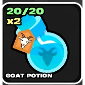 FRUTIS VS BRAINROTS 20X GOAT POSTIOS